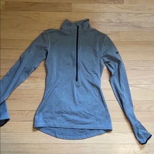 Grey Nike zip up